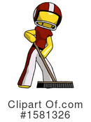 Yellow Design Mascot Clipart #1581326 by Leo Blanchette