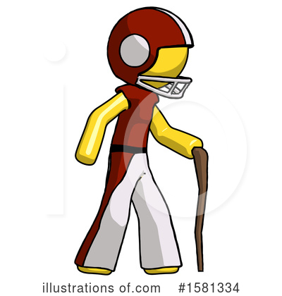 Royalty-Free (RF) Yellow Design Mascot Clipart Illustration by Leo Blanchette - Stock Sample #1581334
