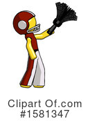 Yellow Design Mascot Clipart #1581347 by Leo Blanchette