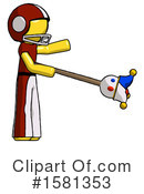 Yellow Design Mascot Clipart #1581353 by Leo Blanchette