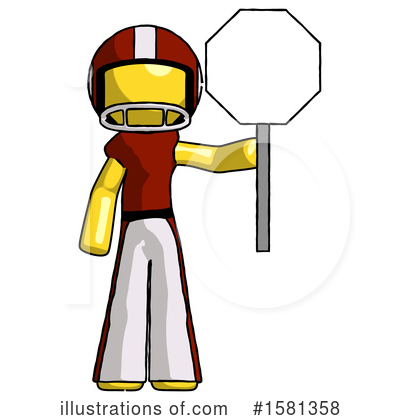 Royalty-Free (RF) Yellow Design Mascot Clipart Illustration by Leo Blanchette - Stock Sample #1581358