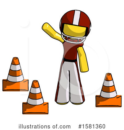 Royalty-Free (RF) Yellow Design Mascot Clipart Illustration by Leo Blanchette - Stock Sample #1581360