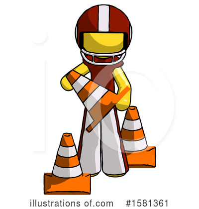 Royalty-Free (RF) Yellow Design Mascot Clipart Illustration by Leo Blanchette - Stock Sample #1581361