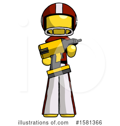 Royalty-Free (RF) Yellow Design Mascot Clipart Illustration by Leo Blanchette - Stock Sample #1581366
