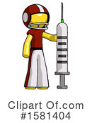 Yellow Design Mascot Clipart #1581404 by Leo Blanchette