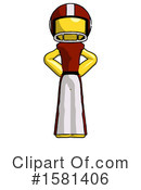 Yellow Design Mascot Clipart #1581406 by Leo Blanchette