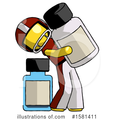 Royalty-Free (RF) Yellow Design Mascot Clipart Illustration by Leo Blanchette - Stock Sample #1581411