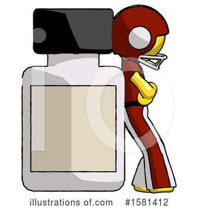 Royalty-Free (RF) Yellow Design Mascot Clipart Illustration by Leo Blanchette - Stock Sample #1581412