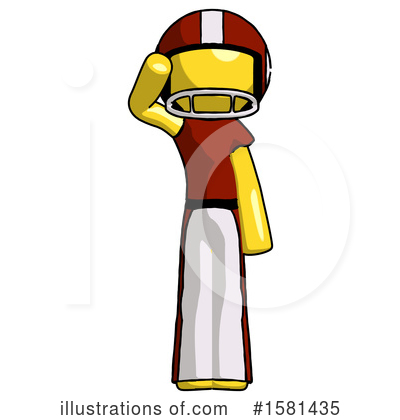 Royalty-Free (RF) Yellow Design Mascot Clipart Illustration by Leo Blanchette - Stock Sample #1581435