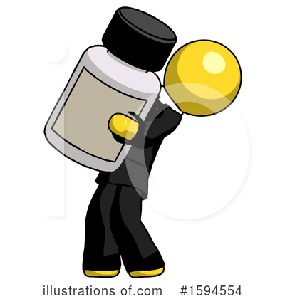 Royalty-Free (RF) Yellow Design Mascot Clipart Illustration by Leo Blanchette - Stock Sample #1594554