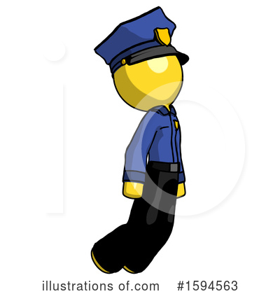 Royalty-Free (RF) Yellow Design Mascot Clipart Illustration by Leo Blanchette - Stock Sample #1594563