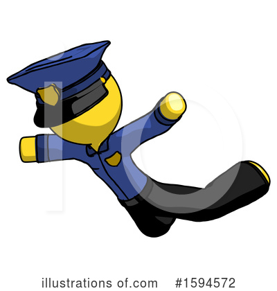 Royalty-Free (RF) Yellow Design Mascot Clipart Illustration by Leo Blanchette - Stock Sample #1594572