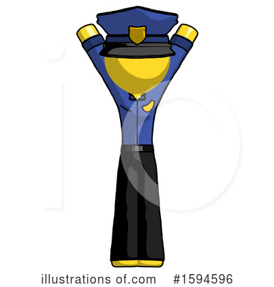 Royalty-Free (RF) Yellow Design Mascot Clipart Illustration by Leo Blanchette - Stock Sample #1594596