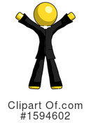 Yellow Design Mascot Clipart #1594602 by Leo Blanchette