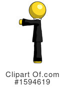 Yellow Design Mascot Clipart #1594619 by Leo Blanchette