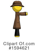 Yellow Design Mascot Clipart #1594621 by Leo Blanchette