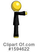 Yellow Design Mascot Clipart #1594622 by Leo Blanchette