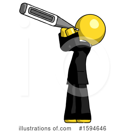 Royalty-Free (RF) Yellow Design Mascot Clipart Illustration by Leo Blanchette - Stock Sample #1594646