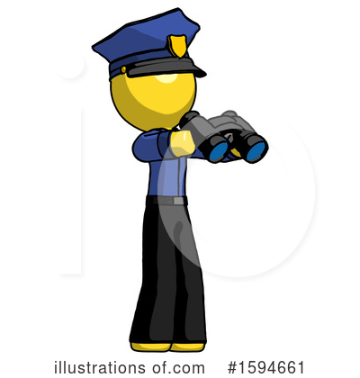 Royalty-Free (RF) Yellow Design Mascot Clipart Illustration by Leo Blanchette - Stock Sample #1594661