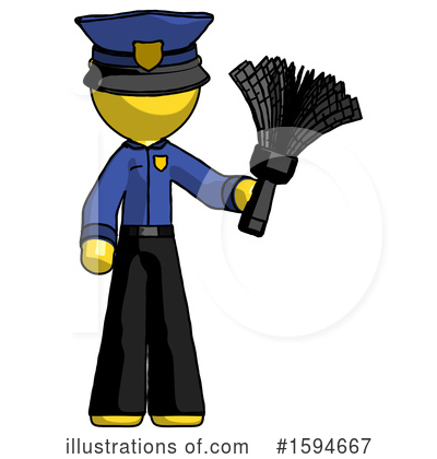 Royalty-Free (RF) Yellow Design Mascot Clipart Illustration by Leo Blanchette - Stock Sample #1594667