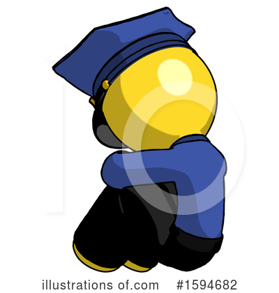 Royalty-Free (RF) Yellow Design Mascot Clipart Illustration by Leo Blanchette - Stock Sample #1594682
