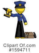 Yellow Design Mascot Clipart #1594711 by Leo Blanchette