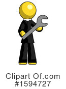 Yellow Design Mascot Clipart #1594727 by Leo Blanchette