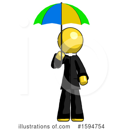 Royalty-Free (RF) Yellow Design Mascot Clipart Illustration by Leo Blanchette - Stock Sample #1594754
