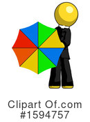 Yellow Design Mascot Clipart #1594757 by Leo Blanchette