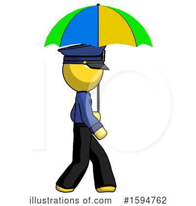 Royalty-Free (RF) Yellow Design Mascot Clipart Illustration by Leo Blanchette - Stock Sample #1594762