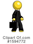 Yellow Design Mascot Clipart #1594772 by Leo Blanchette