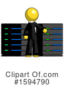 Yellow Design Mascot Clipart #1594790 by Leo Blanchette