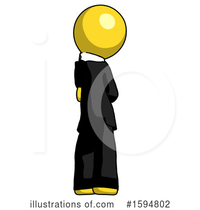 Royalty-Free (RF) Yellow Design Mascot Clipart Illustration by Leo Blanchette - Stock Sample #1594802