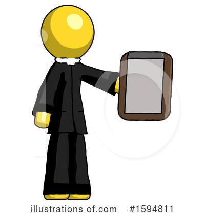 Royalty-Free (RF) Yellow Design Mascot Clipart Illustration by Leo Blanchette - Stock Sample #1594811