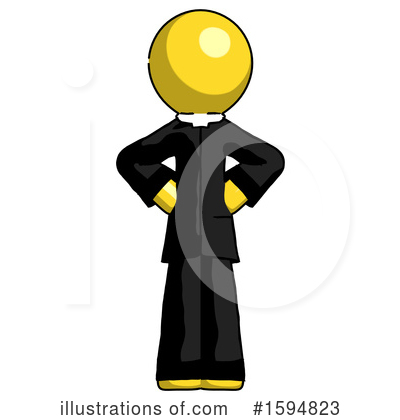 Royalty-Free (RF) Yellow Design Mascot Clipart Illustration by Leo Blanchette - Stock Sample #1594823
