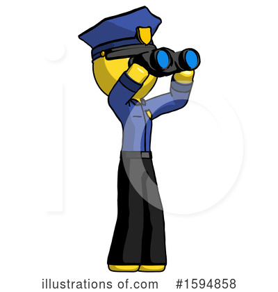 Royalty-Free (RF) Yellow Design Mascot Clipart Illustration by Leo Blanchette - Stock Sample #1594858