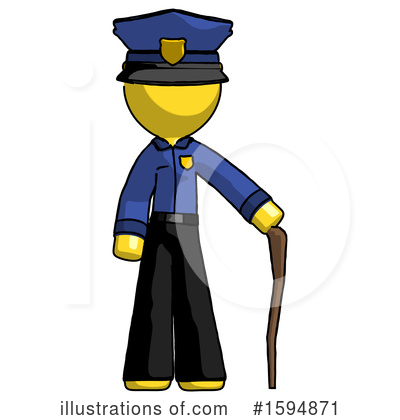 Royalty-Free (RF) Yellow Design Mascot Clipart Illustration by Leo Blanchette - Stock Sample #1594871