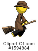 Yellow Design Mascot Clipart #1594884 by Leo Blanchette