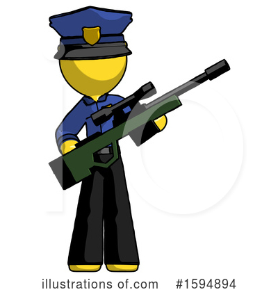 Royalty-Free (RF) Yellow Design Mascot Clipart Illustration by Leo Blanchette - Stock Sample #1594894