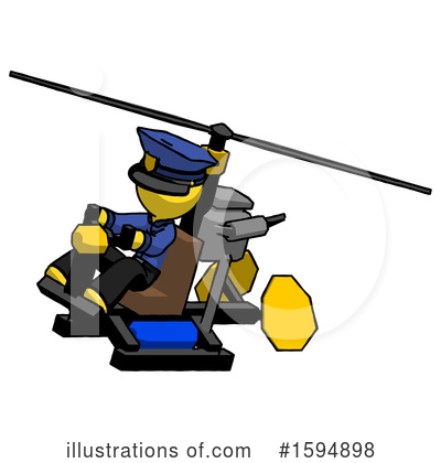 Royalty-Free (RF) Yellow Design Mascot Clipart Illustration by Leo Blanchette - Stock Sample #1594898