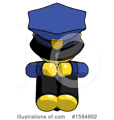 Royalty-Free (RF) Yellow Design Mascot Clipart Illustration by Leo Blanchette - Stock Sample #1594902