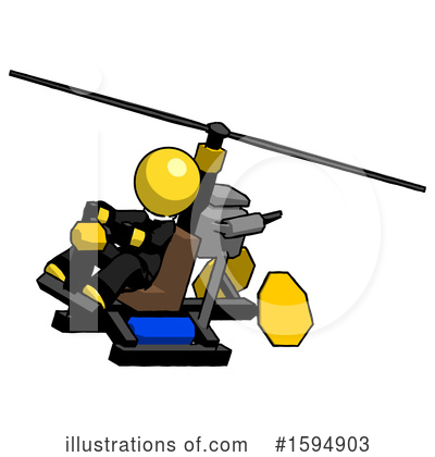 Royalty-Free (RF) Yellow Design Mascot Clipart Illustration by Leo Blanchette - Stock Sample #1594903