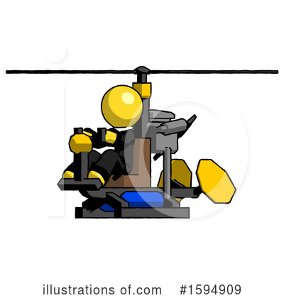Royalty-Free (RF) Yellow Design Mascot Clipart Illustration by Leo Blanchette - Stock Sample #1594909
