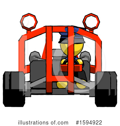 Royalty-Free (RF) Yellow Design Mascot Clipart Illustration by Leo Blanchette - Stock Sample #1594922