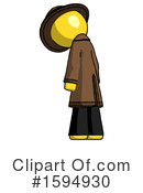 Yellow Design Mascot Clipart #1594930 by Leo Blanchette