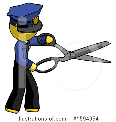 Royalty-Free (RF) Yellow Design Mascot Clipart Illustration by Leo Blanchette - Stock Sample #1594954