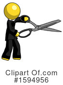 Yellow Design Mascot Clipart #1594956 by Leo Blanchette