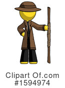 Yellow Design Mascot Clipart #1594974 by Leo Blanchette