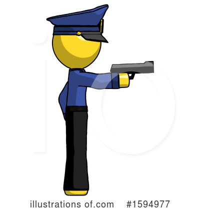 Royalty-Free (RF) Yellow Design Mascot Clipart Illustration by Leo Blanchette - Stock Sample #1594977