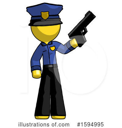 Royalty-Free (RF) Yellow Design Mascot Clipart Illustration by Leo Blanchette - Stock Sample #1594995